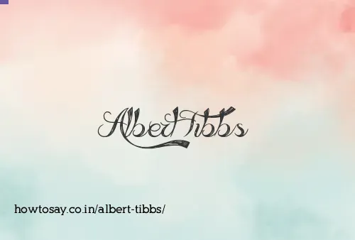 Albert Tibbs