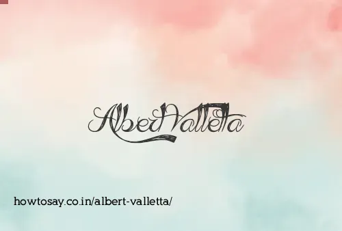 Albert Valletta