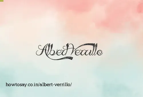 Albert Verrillo