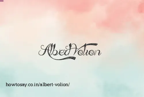 Albert Volion