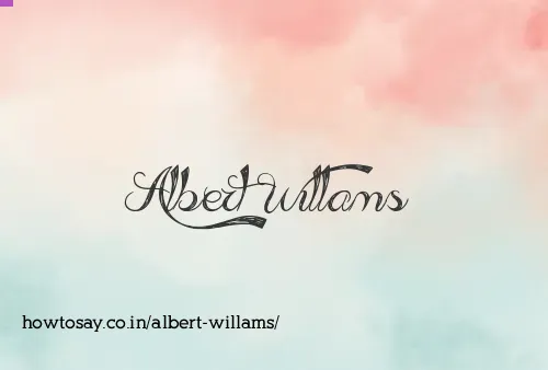 Albert Willams