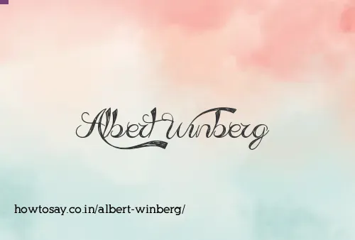 Albert Winberg