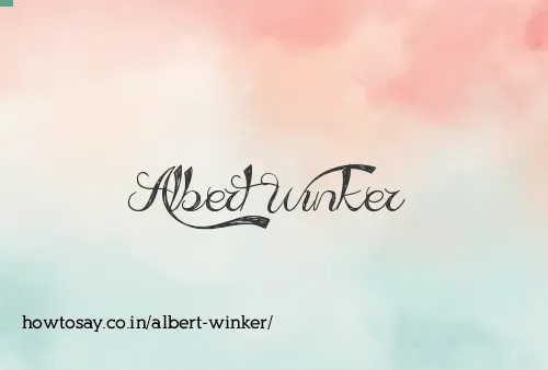 Albert Winker