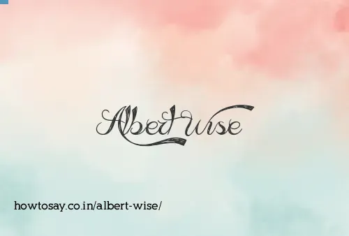 Albert Wise