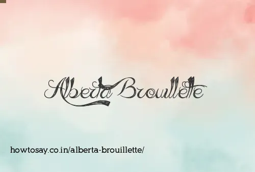 Alberta Brouillette