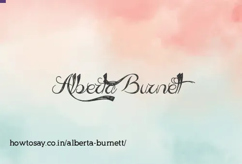 Alberta Burnett