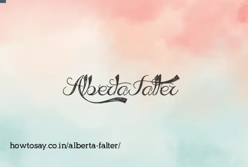 Alberta Falter