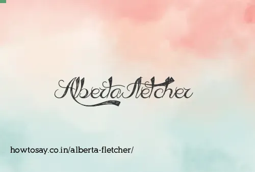 Alberta Fletcher