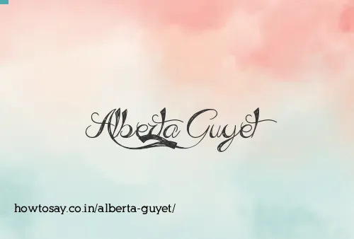Alberta Guyet