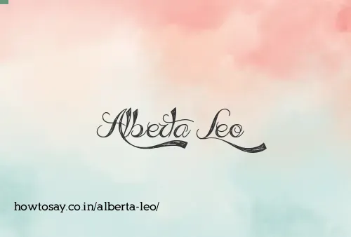 Alberta Leo