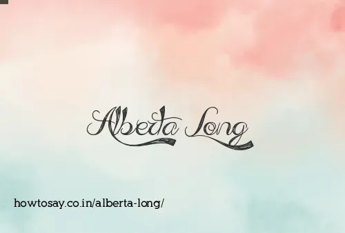 Alberta Long