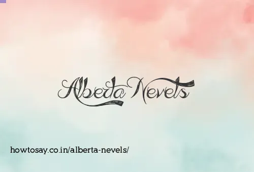 Alberta Nevels