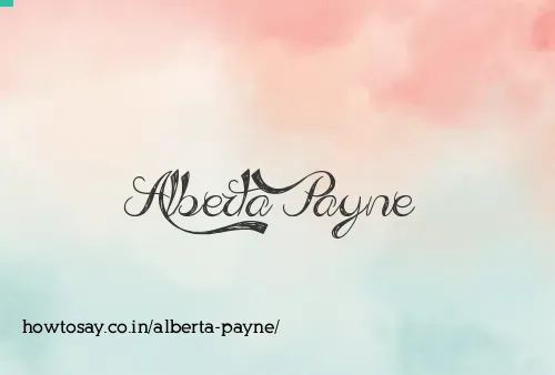 Alberta Payne