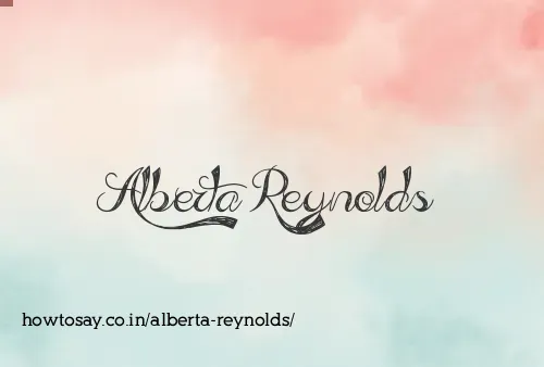 Alberta Reynolds