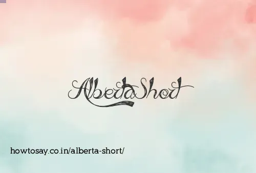 Alberta Short