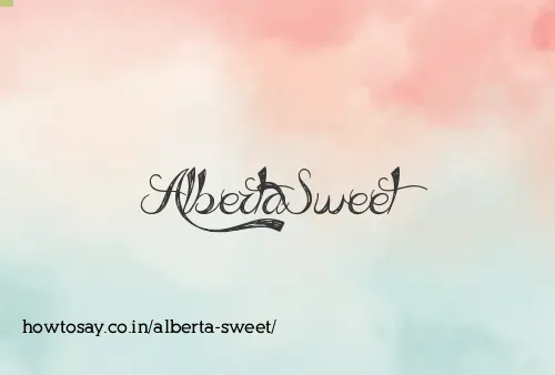 Alberta Sweet