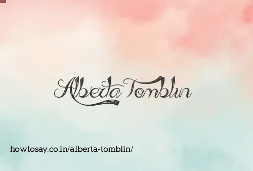 Alberta Tomblin