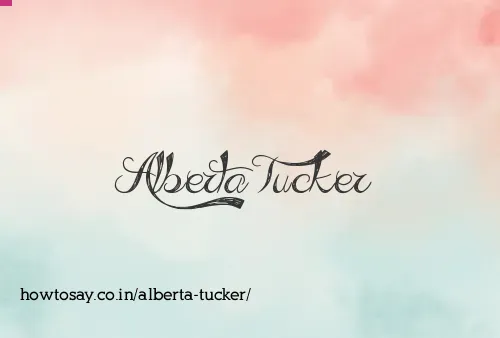 Alberta Tucker