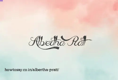 Albertha Pratt