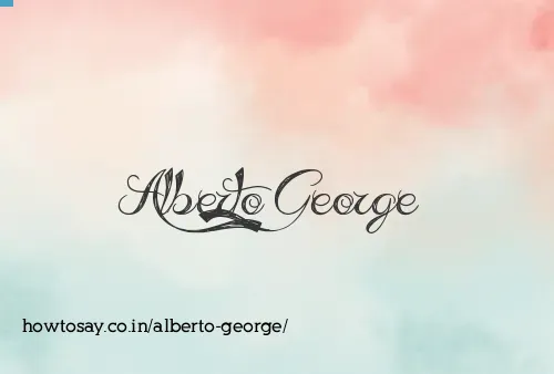 Alberto George
