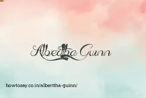 Alberttha Guinn