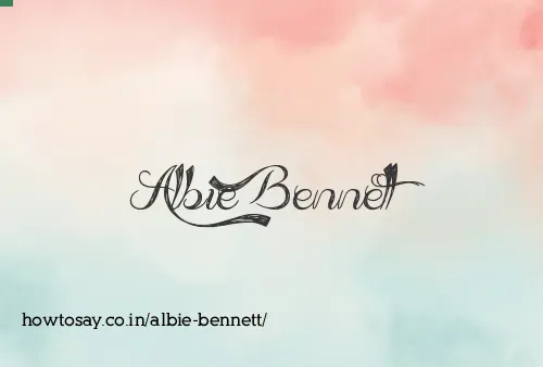 Albie Bennett