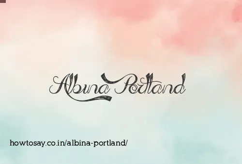 Albina Portland