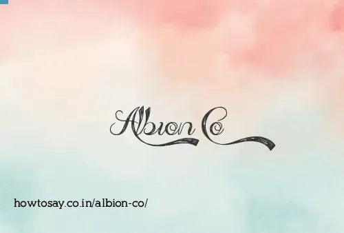 Albion Co
