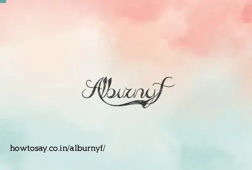 Alburnyf