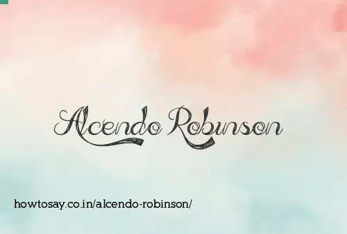 Alcendo Robinson
