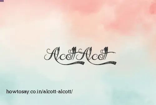 Alcott Alcott