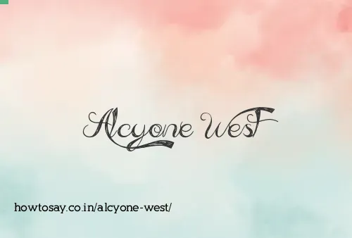 Alcyone West