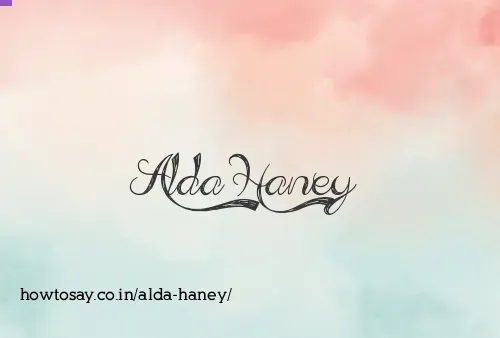 Alda Haney
