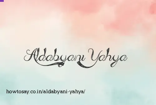 Aldabyani Yahya