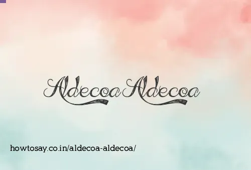 Aldecoa Aldecoa