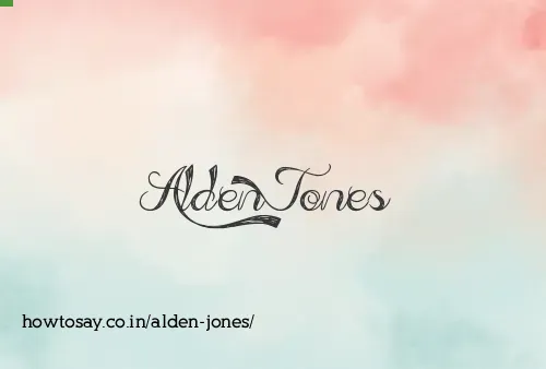 Alden Jones