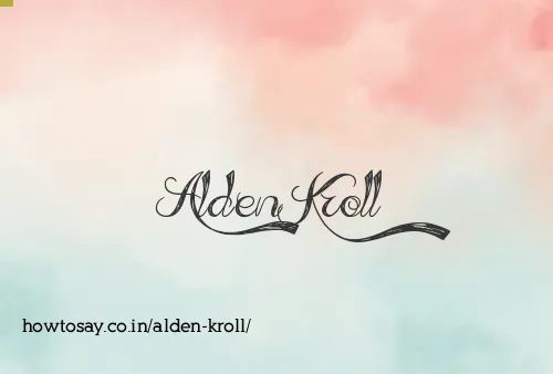 Alden Kroll