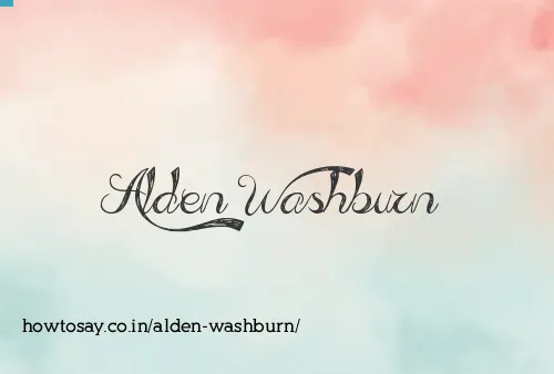 Alden Washburn