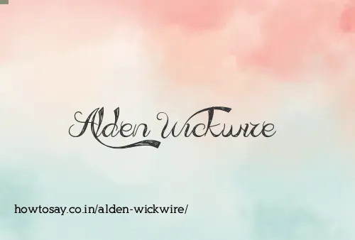 Alden Wickwire