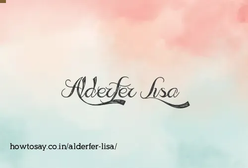 Alderfer Lisa