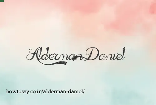 Alderman Daniel