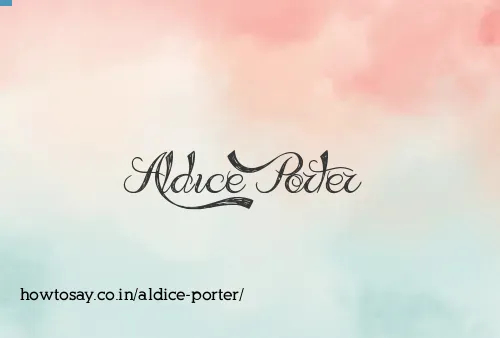 Aldice Porter