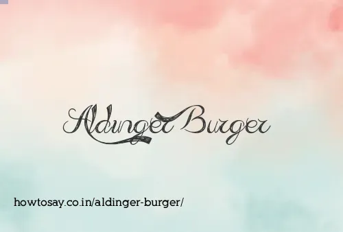 Aldinger Burger