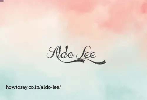 Aldo Lee