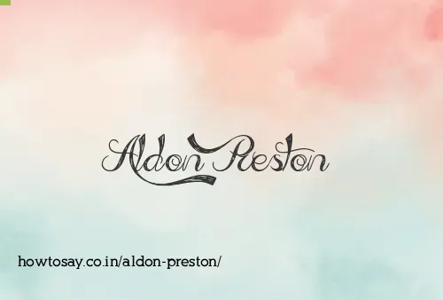 Aldon Preston