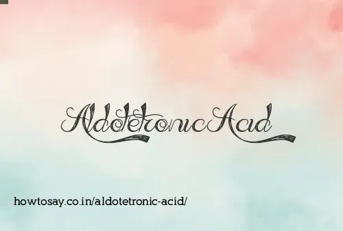 Aldotetronic Acid