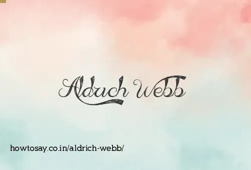 Aldrich Webb