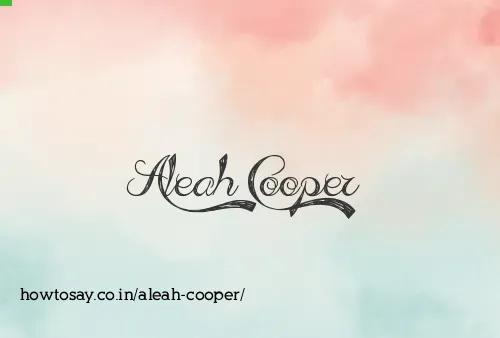 Aleah Cooper