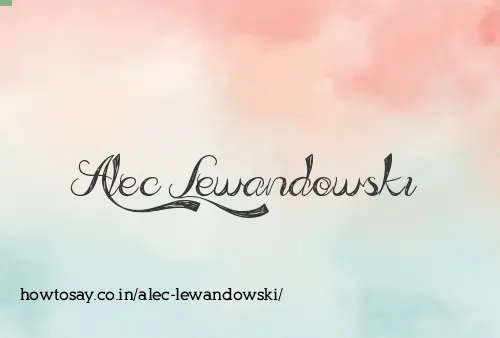Alec Lewandowski