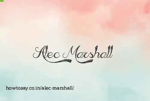 Alec Marshall